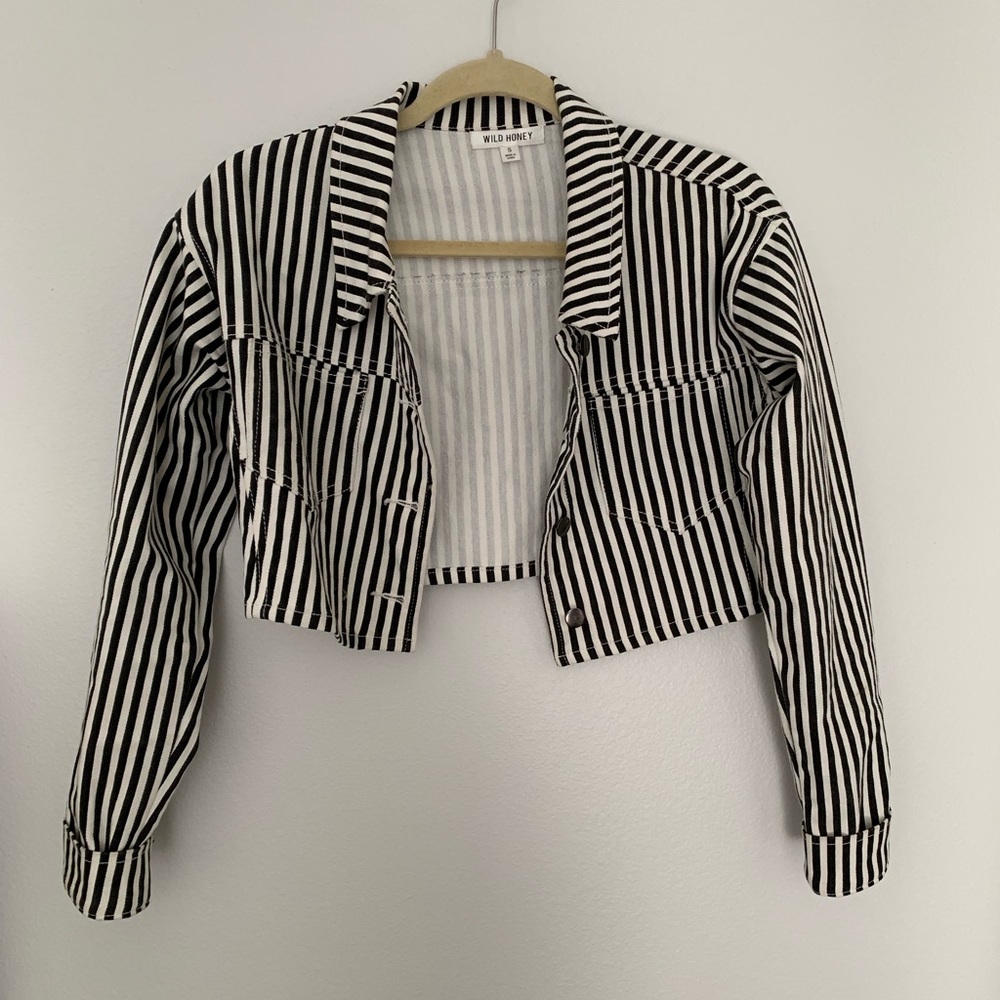 Wild Honey cropped denim jacket
